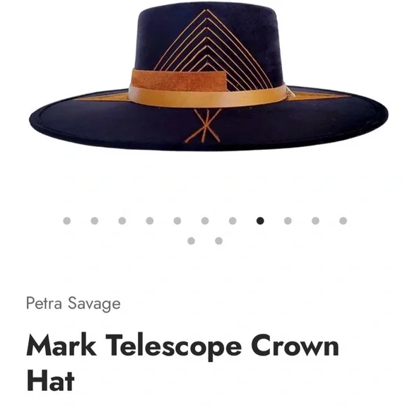 Mark Telescope Hat by Petra Savage BRAND NEW display picture 3